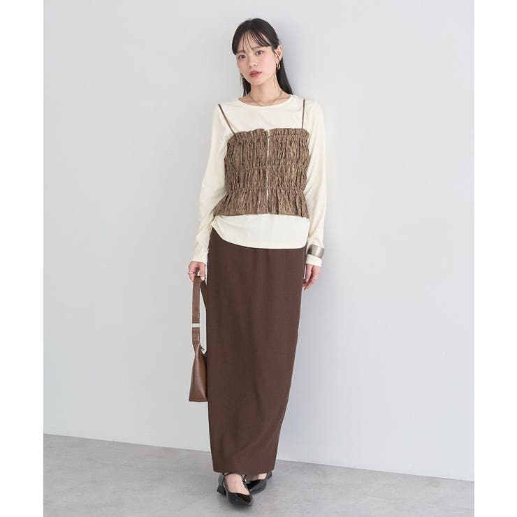 サイドギャザープルオーバー | earth music&ecology  | 詳細画像20 