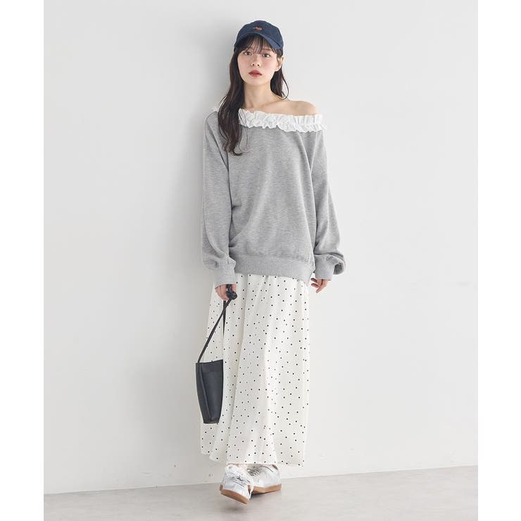 サテンフレアスカート | earth music&ecology  | 詳細画像10 