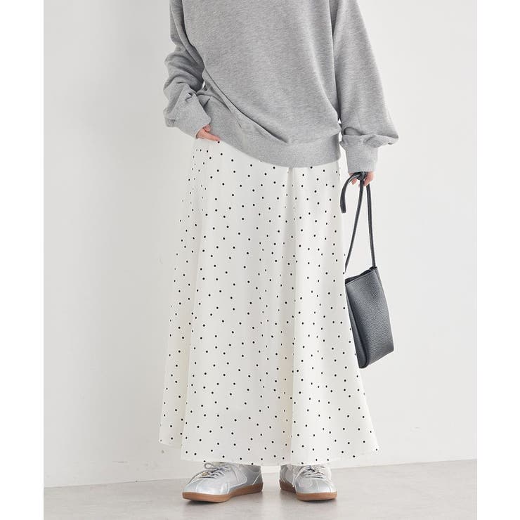 サテンフレアスカート | earth music&ecology  | 詳細画像8 