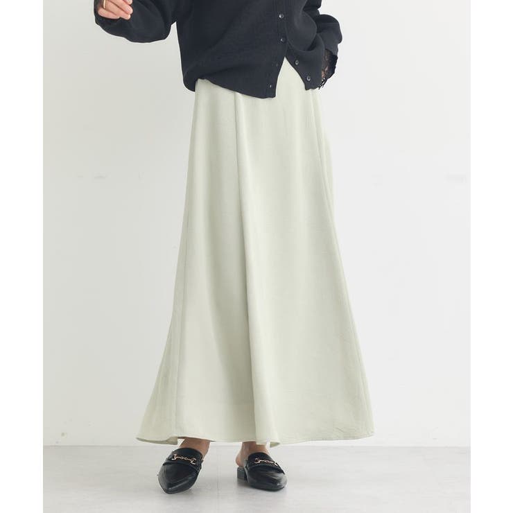 サテンフレアスカート | earth music&ecology  | 詳細画像24 