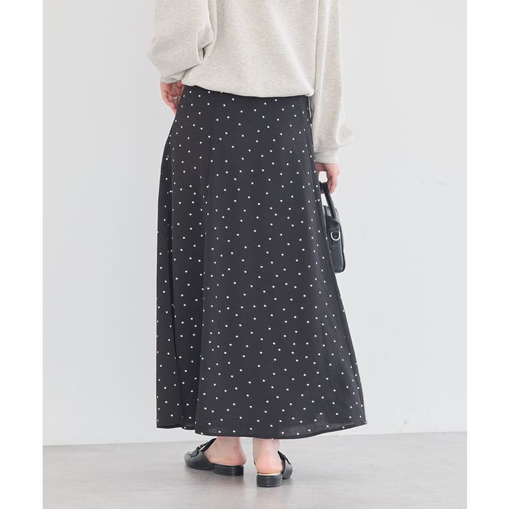 サテンフレアスカート | earth music&ecology  | 詳細画像31 