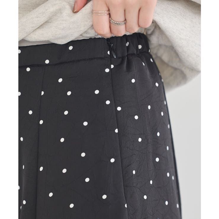 サテンフレアスカート | earth music&ecology  | 詳細画像35 