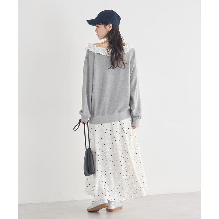 サテンフレアスカート | earth music&ecology  | 詳細画像11 