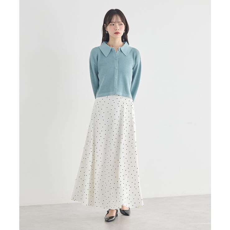 サテンフレアスカート | earth music&ecology  | 詳細画像14 