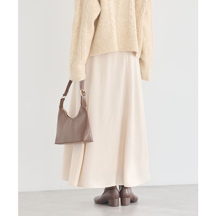 サテンフレアスカート | earth music&ecology  | 詳細画像21 