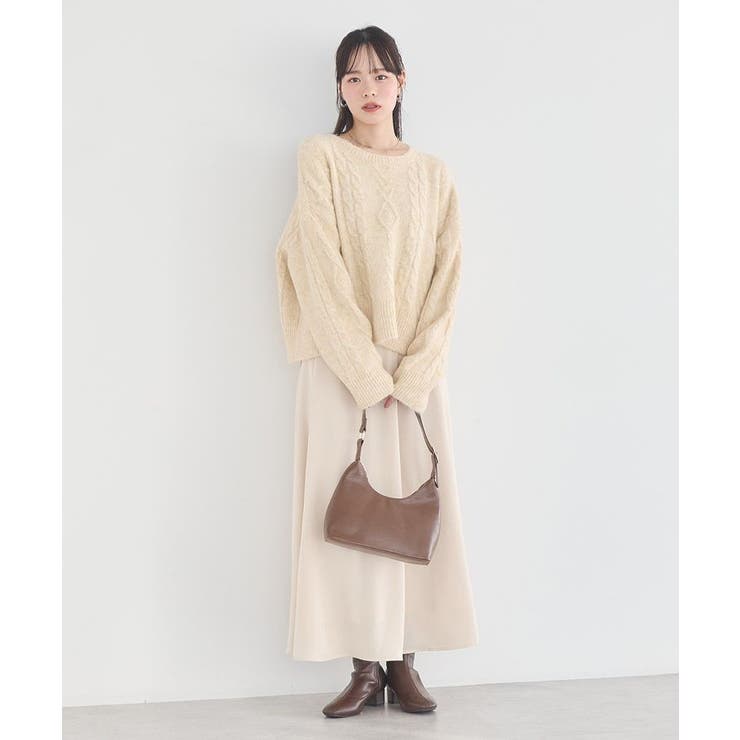 サテンフレアスカート | earth music&ecology  | 詳細画像22 