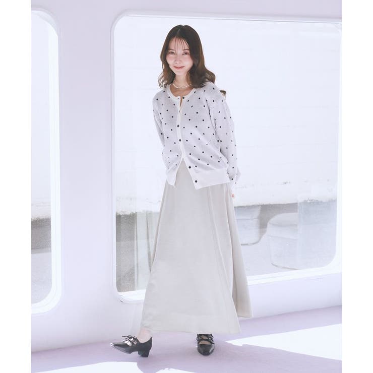 サテンフレアスカート | earth music&ecology  | 詳細画像26 