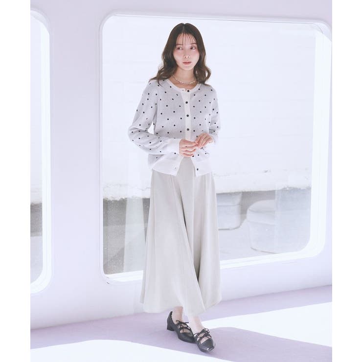 サテンフレアスカート | earth music&ecology  | 詳細画像27 