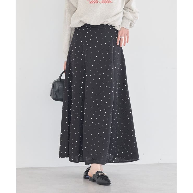 サテンフレアスカート | earth music&ecology  | 詳細画像34 