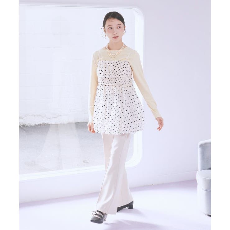 ドットバルーンキャミチュニック | earth music&ecology  | 詳細画像3 