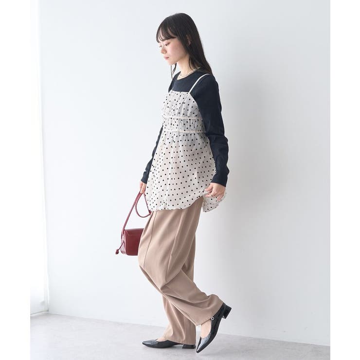 ドットバルーンキャミチュニック | earth music&ecology  | 詳細画像13 