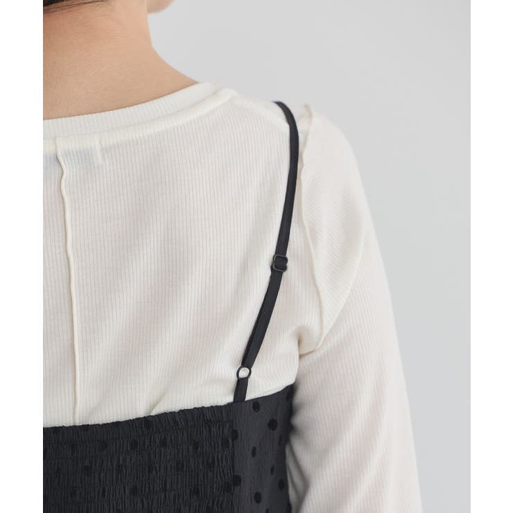 ドットバルーンキャミチュニック | earth music&ecology  | 詳細画像29 