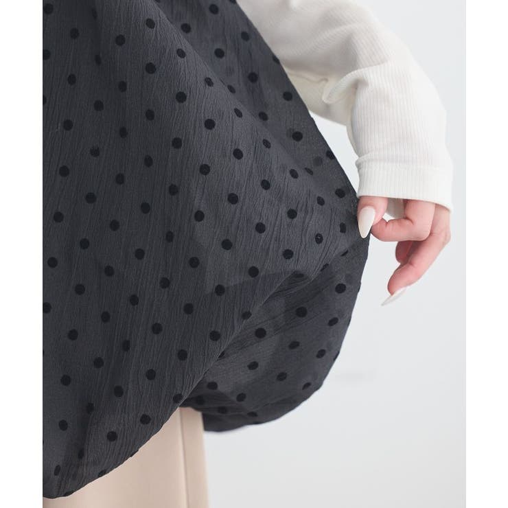 ドットバルーンキャミチュニック | earth music&ecology  | 詳細画像30 