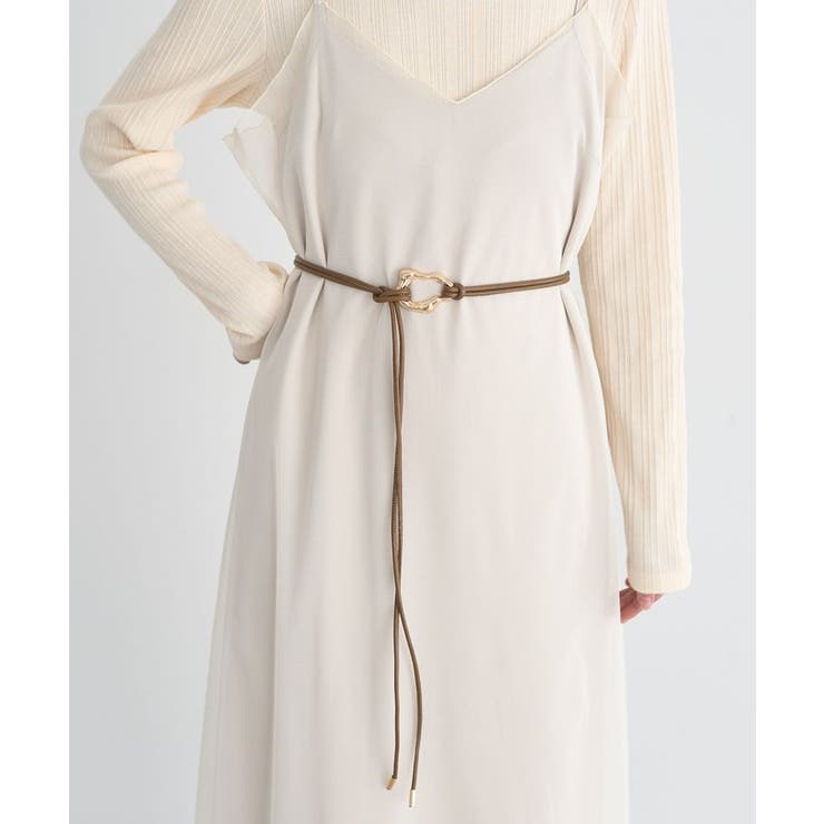 ニュアンスバックルサッシュベルト | earth music&ecology  | 詳細画像1 