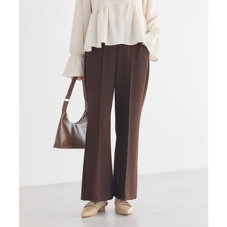 センターシームフレアパンツ | earth music&ecology  | 詳細画像11 