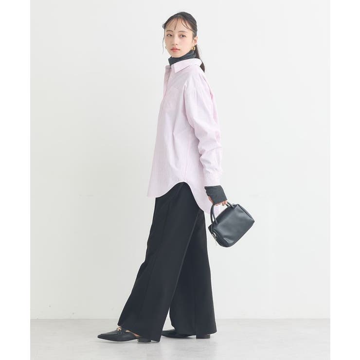 センターシームフレアパンツ | earth music&ecology  | 詳細画像20 