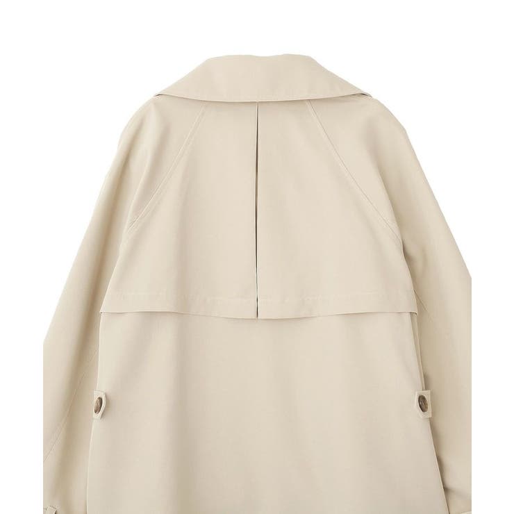 2WAYフードショートフレアトレンチ | earth music&ecology  | 詳細画像45 