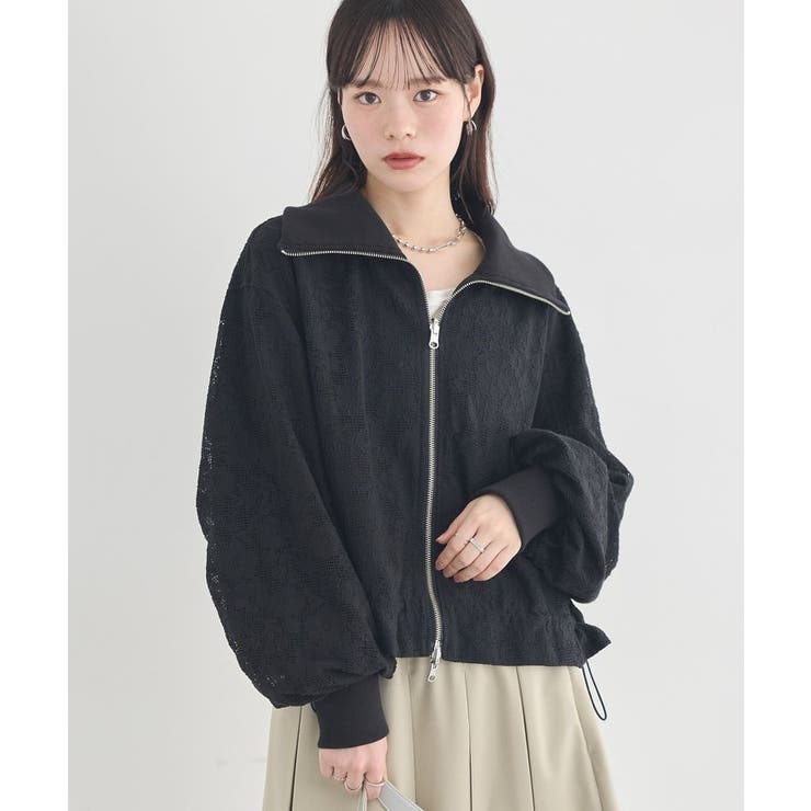 レースリバーシブルブルゾン | earth music&ecology  | 詳細画像17 