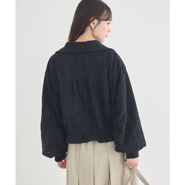 レースリバーシブルブルゾン | earth music&ecology  | 詳細画像20 