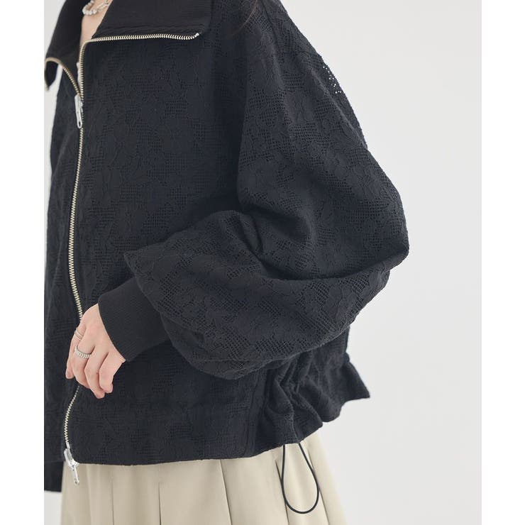 レースリバーシブルブルゾン | earth music&ecology  | 詳細画像28 