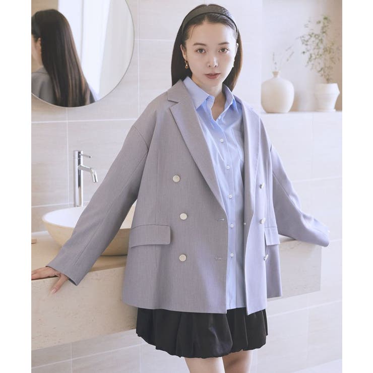 ダブルジャケット | earth music&ecology  | 詳細画像12 