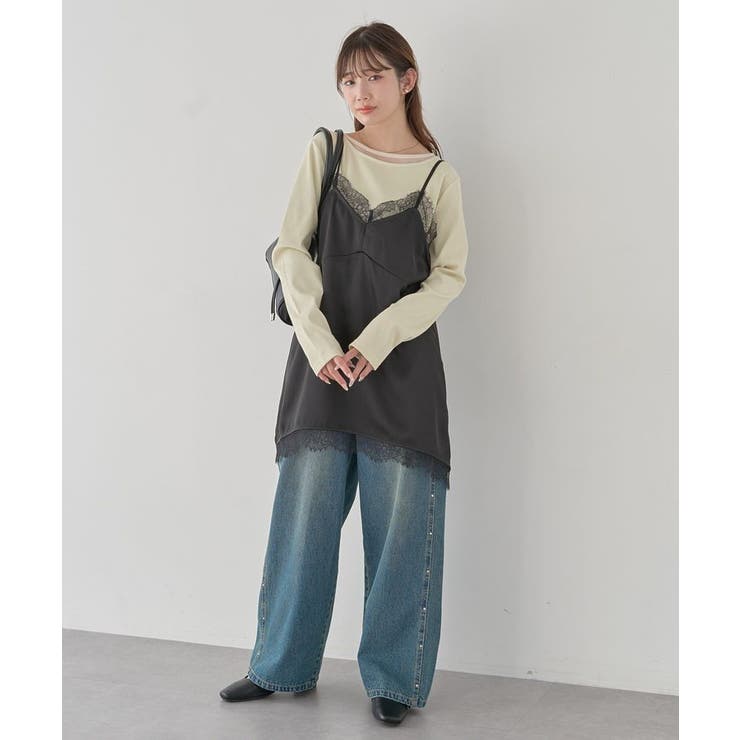 レイヤード風テレコプルオーバー | earth music&ecology  | 詳細画像6 