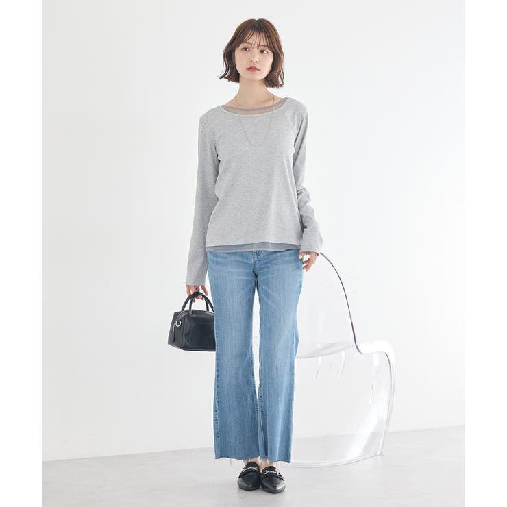 レイヤード風テレコプルオーバー | earth music&ecology  | 詳細画像10 