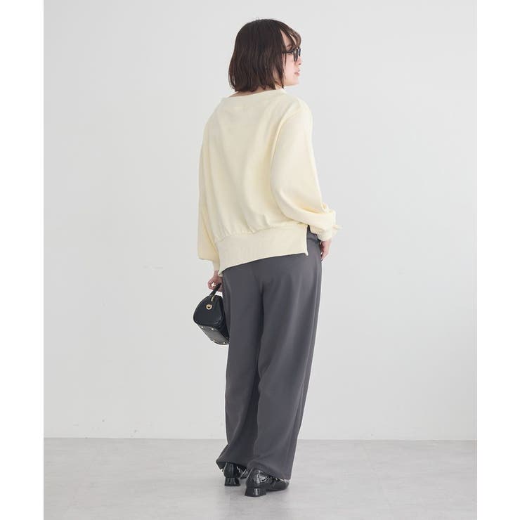 裾スリット裏毛プルオーバー | earth music&ecology  | 詳細画像14 