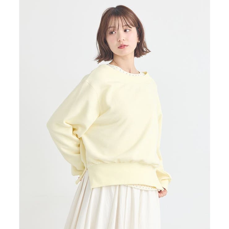 裾スリット裏毛プルオーバー | earth music&ecology  | 詳細画像23 