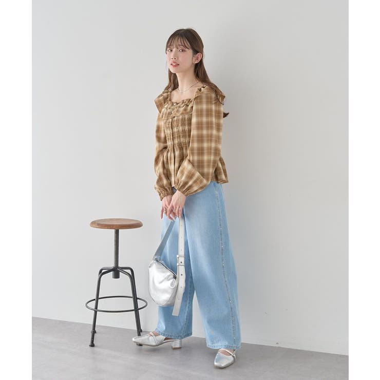 スタッズデニムパンツ | earth music&ecology  | 詳細画像28 