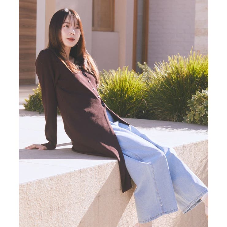 スタッズデニムパンツ | earth music&ecology  | 詳細画像7 