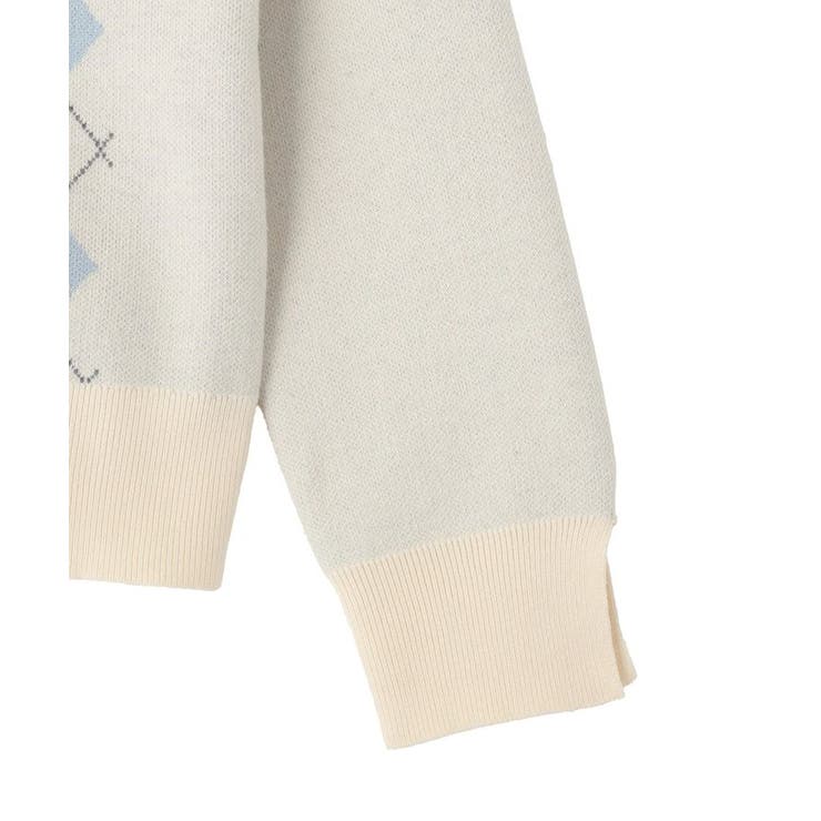 アーガイルニットカーディガン | earth music&ecology  | 詳細画像21 