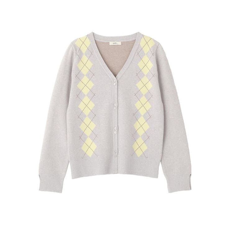 アーガイルニットカーディガン | earth music&ecology  | 詳細画像28 