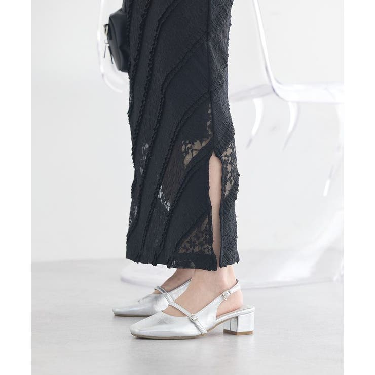 総レースナロースカート | earth music&ecology  | 詳細画像13 