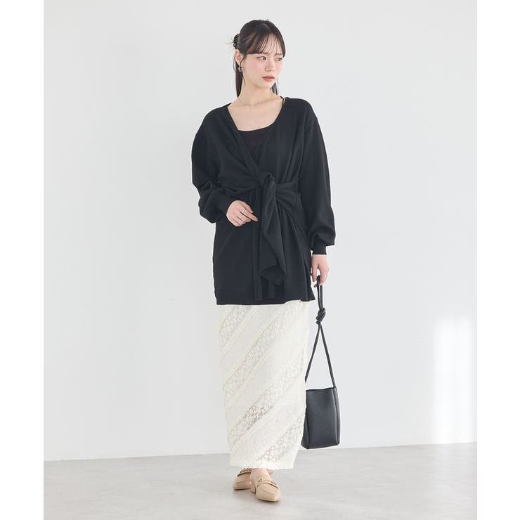 総レースナロースカート | earth music&ecology  | 詳細画像5 