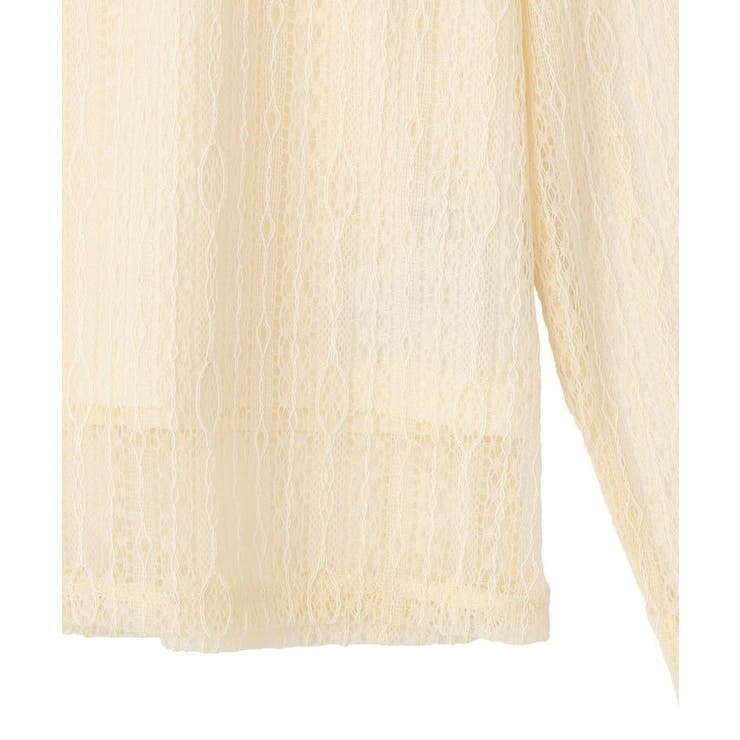 レースドッキングボートネックプルオーバー | earth music&ecology  | 詳細画像22 