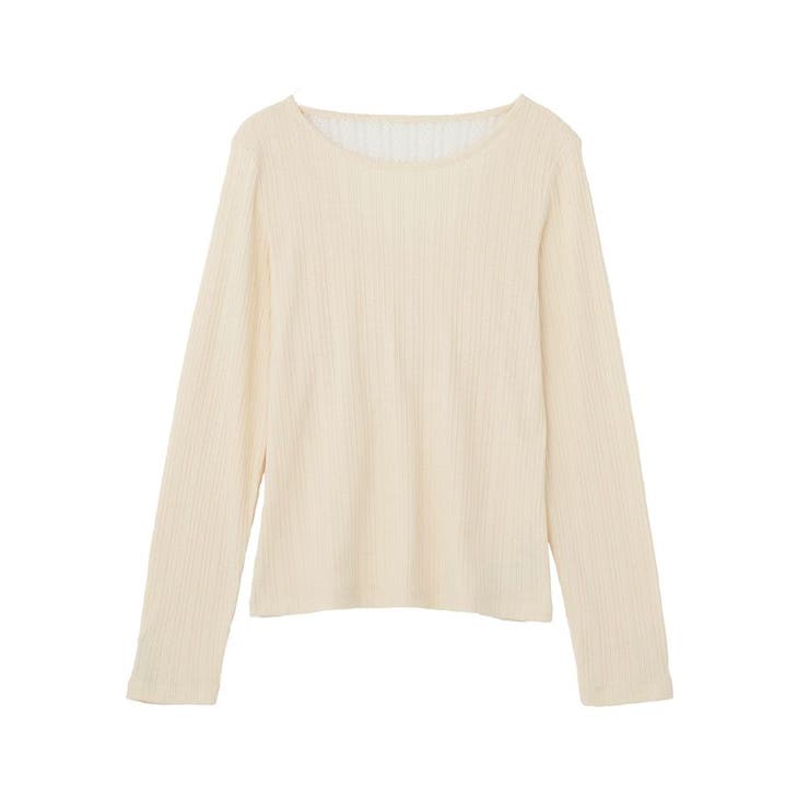 ランダムチェーンリブバックレースプルオーバー | earth music&ecology  | 詳細画像27 