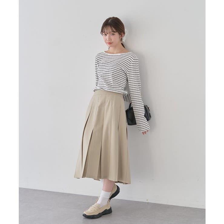 ランダムチェーンリブバックレースプルオーバー | earth music&ecology  | 詳細画像4 