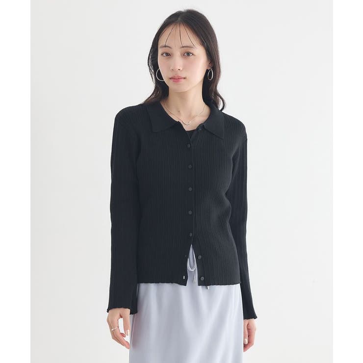 レギュラーカラーニットカーディガン | earth music&ecology  | 詳細画像13 