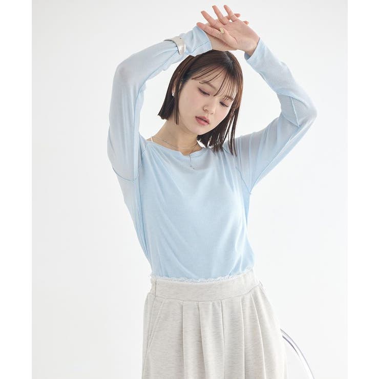 微シアーメロープルオーバー | earth music&ecology  | 詳細画像12 