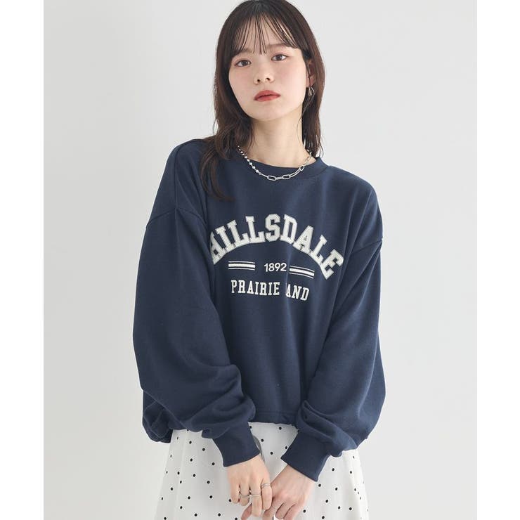 アソートロゴウラケドロストプルオーバー | earth music&ecology  | 詳細画像3 