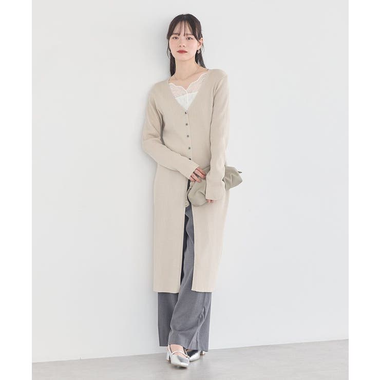 Vネックニットワンピース | earth music&ecology  | 詳細画像6 