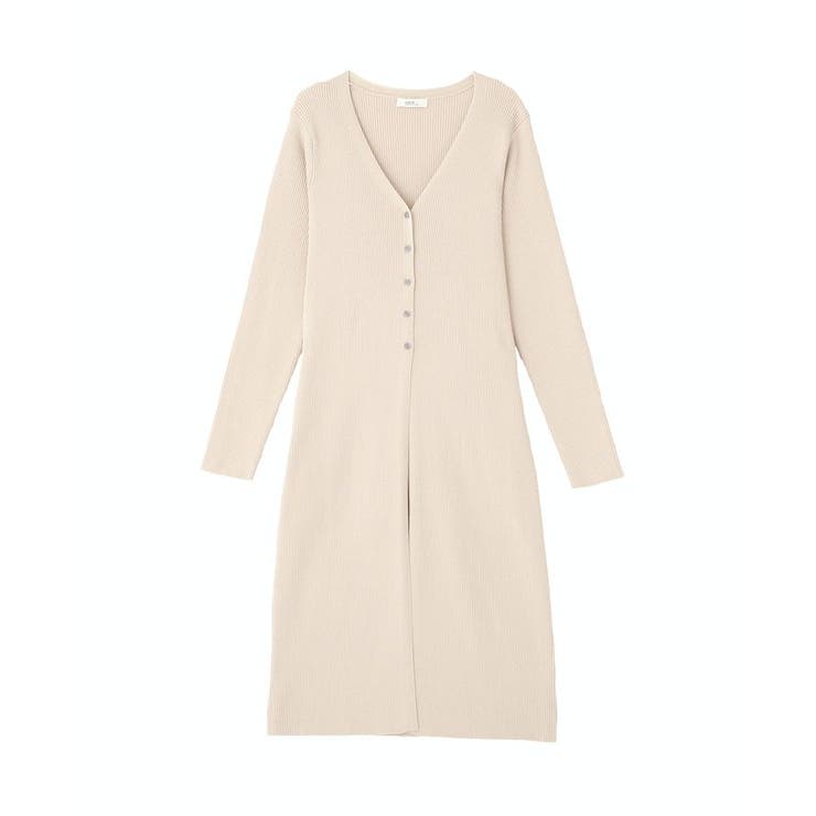 Vネックニットワンピース | earth music&ecology  | 詳細画像15 