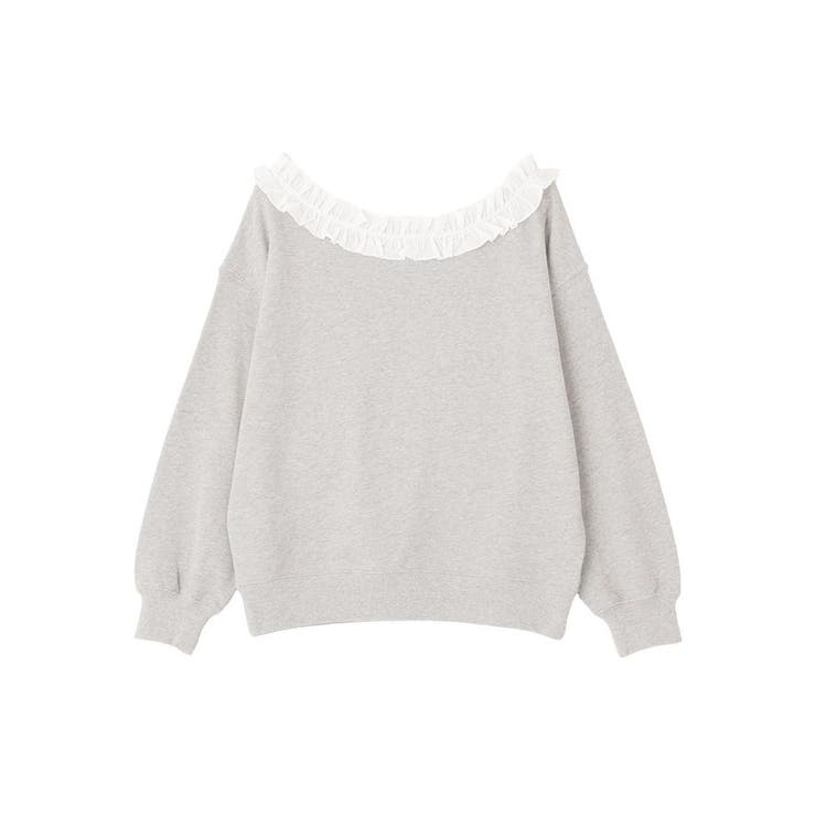 フリルオフショルウラケスウェット | earth music&ecology  | 詳細画像22 