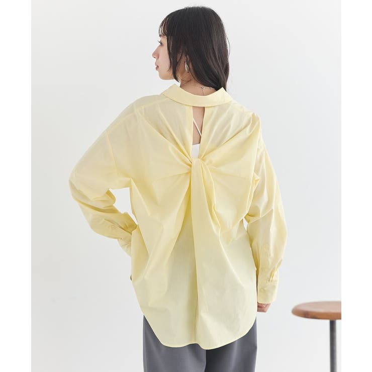 バックツイストオーバーシャツ | earth music&ecology  | 詳細画像24 