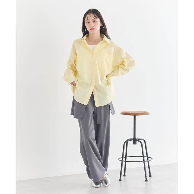 バックツイストオーバーシャツ | earth music&ecology  | 詳細画像25 