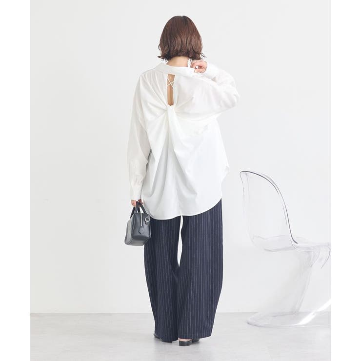 バックツイストオーバーシャツ | earth music&ecology  | 詳細画像33 