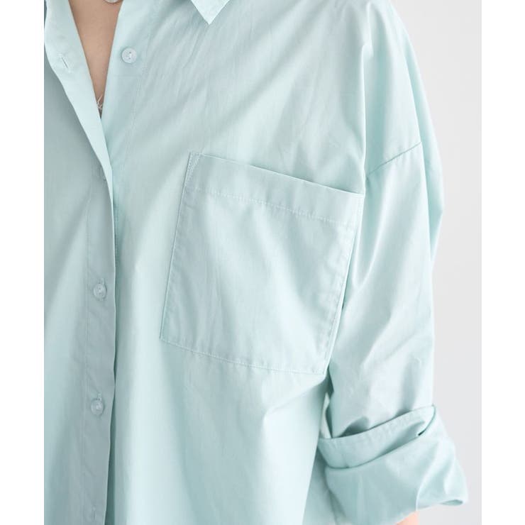 バックツイストオーバーシャツ | earth music&ecology  | 詳細画像34 