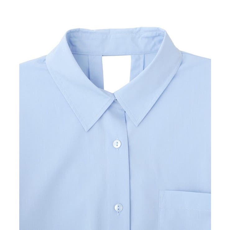 バックツイストオーバーシャツ | earth music&ecology  | 詳細画像37 