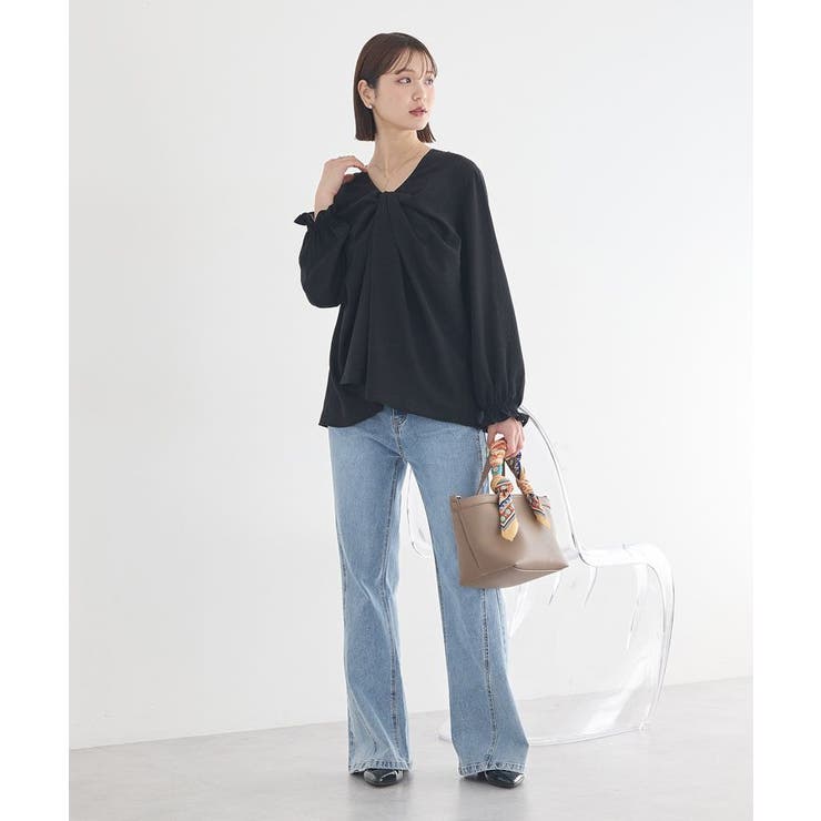 フロントツイストブラウス | earth music&ecology  | 詳細画像5 